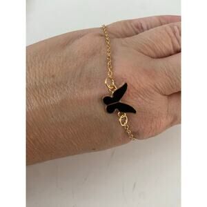 Black butterfly bracelet